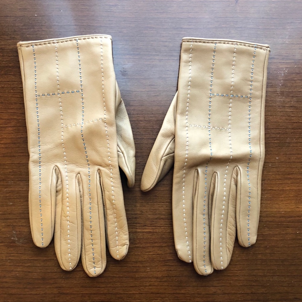 Lambskin Hermes gloves